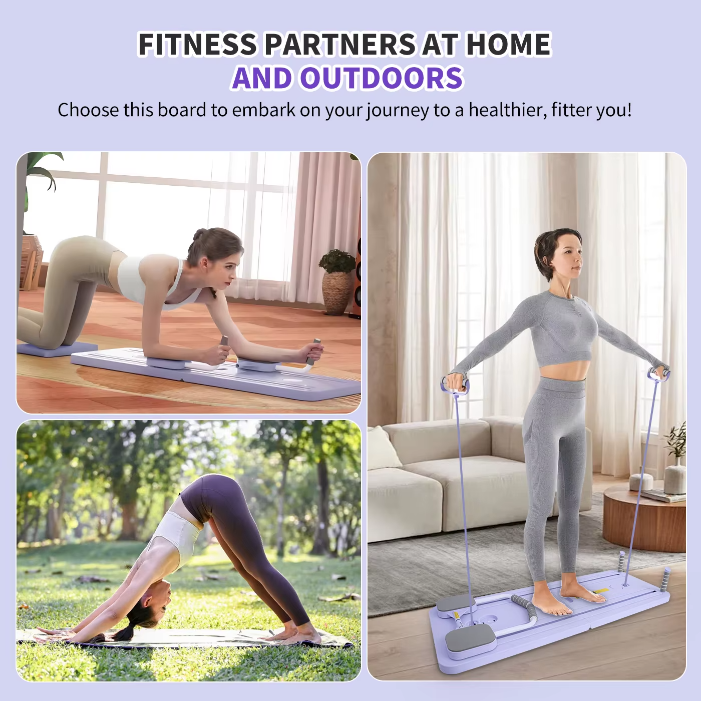 Anna Vi ™ 5 in 1 Portable Pilates Training Board